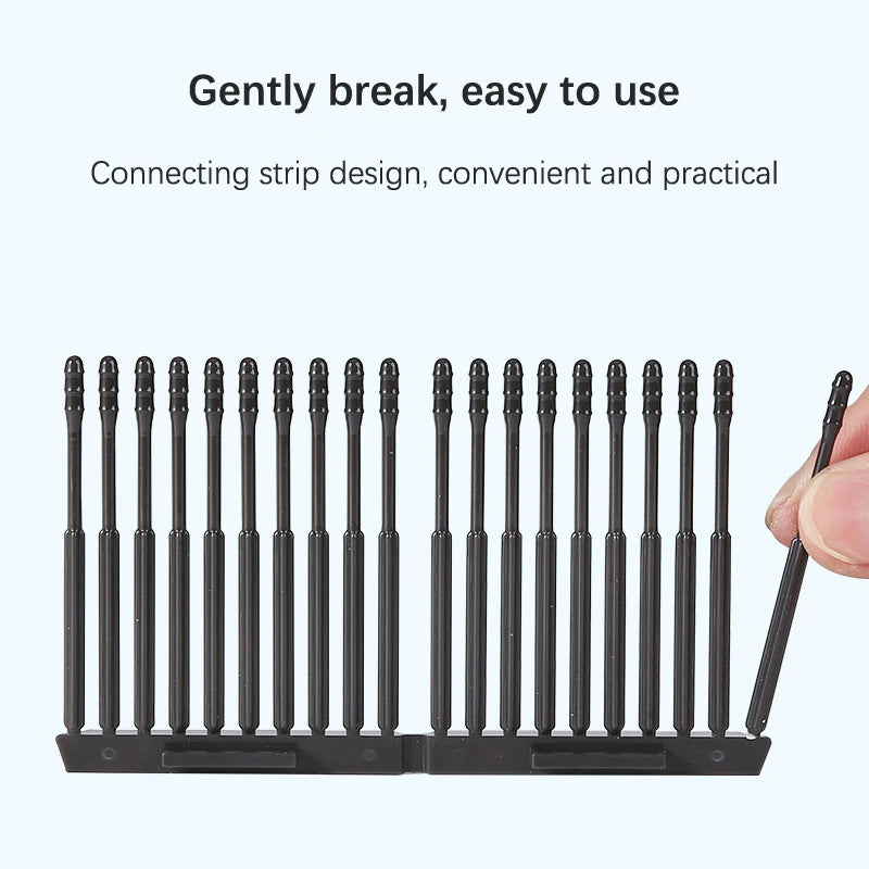 20pcs Disposable Spiral Ear Swabs – Portable Wax Removal Sticks